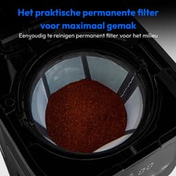 MEDION koffiezetapparaat met thermoskan en timer (filterapparaat, 8 kopjes, 1,2 liter, 900 watt, 3 standen, warmhoudfunctie, timer, anti-druppel, display, MD18458) roestvrij staal — thumbnail 2