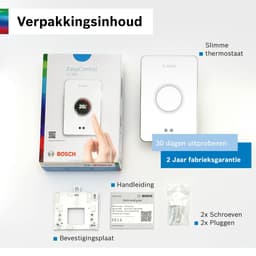 Bosch EasyControl slimme thermostaat - wit (bedraad) — thumbnail 4
