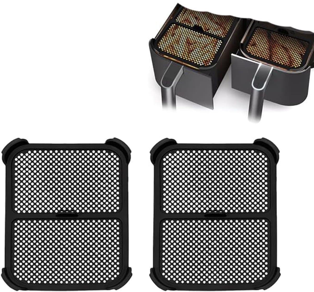 2 stuks Geschikt voor NinjaAF300 airfryer spatscherm airfryer spatscherm olieschild — afbeelding 1
