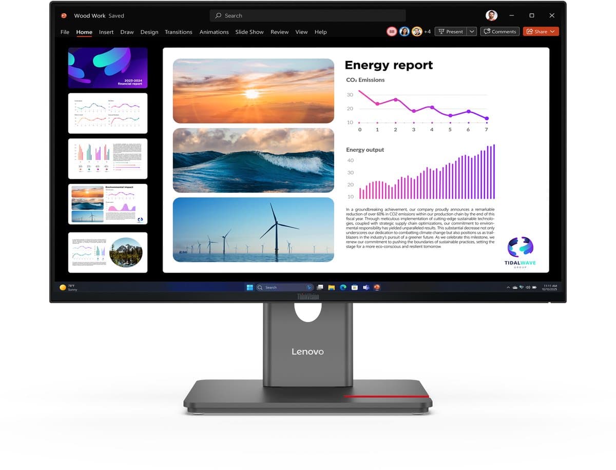 Lenovo ThinkVision P24Q-40 Monitor — afbeelding 1