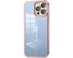 Allecto Plus - Flexibele bumper hoesje voor smartphone - roze - anti-kras - schokbestendig