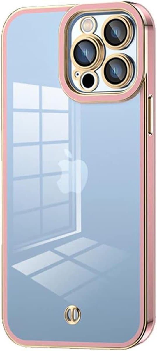 Allecto Plus - Flexibele bumper hoesje voor smartphone - roze - anti-kras - schokbestendig — afbeelding 1