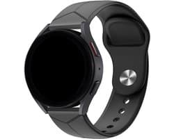 BALR. Hexagon horlogeband – geschikt voor 22mm smartwatches – Samsung Galaxy Watch 4/5/6/7 (44mm), Huawei GT 2/3 (46mm), Amazfit GTR 2/3/4, Fossil Gen 5/6 en meer – Zwart