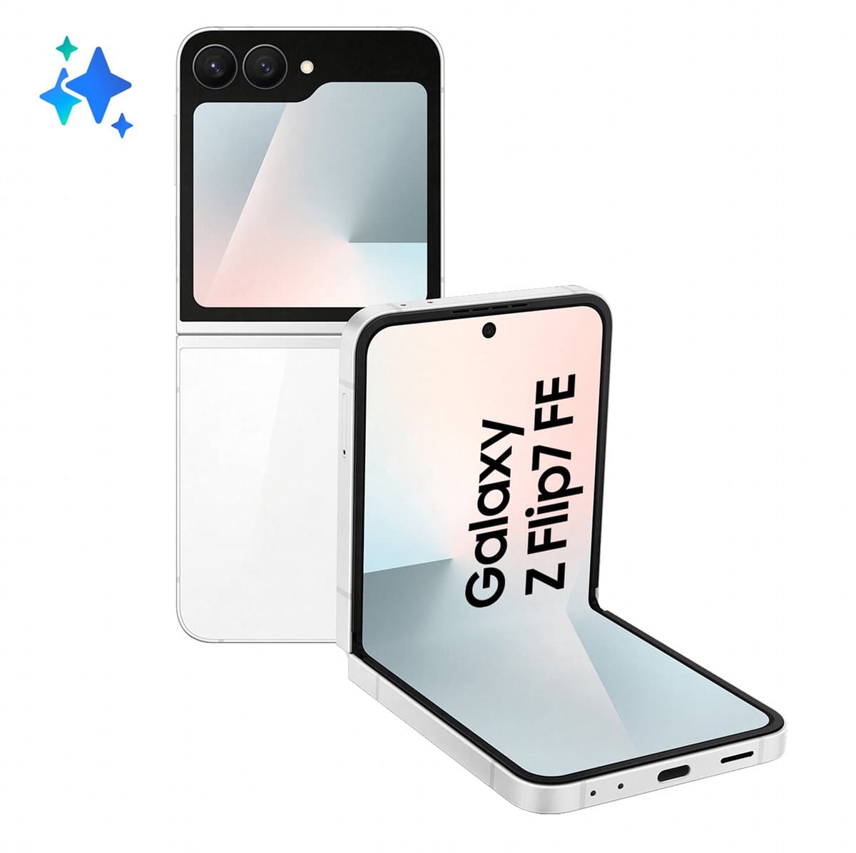 Samsung Galaxy Z Flip7 FE 5G – 128GB – Wit — afbeelding 1