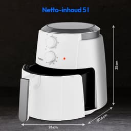 MEDION L Airfryer P30 - 4,7 L - 1500 W - 60 min timer - Wit — thumbnail 6