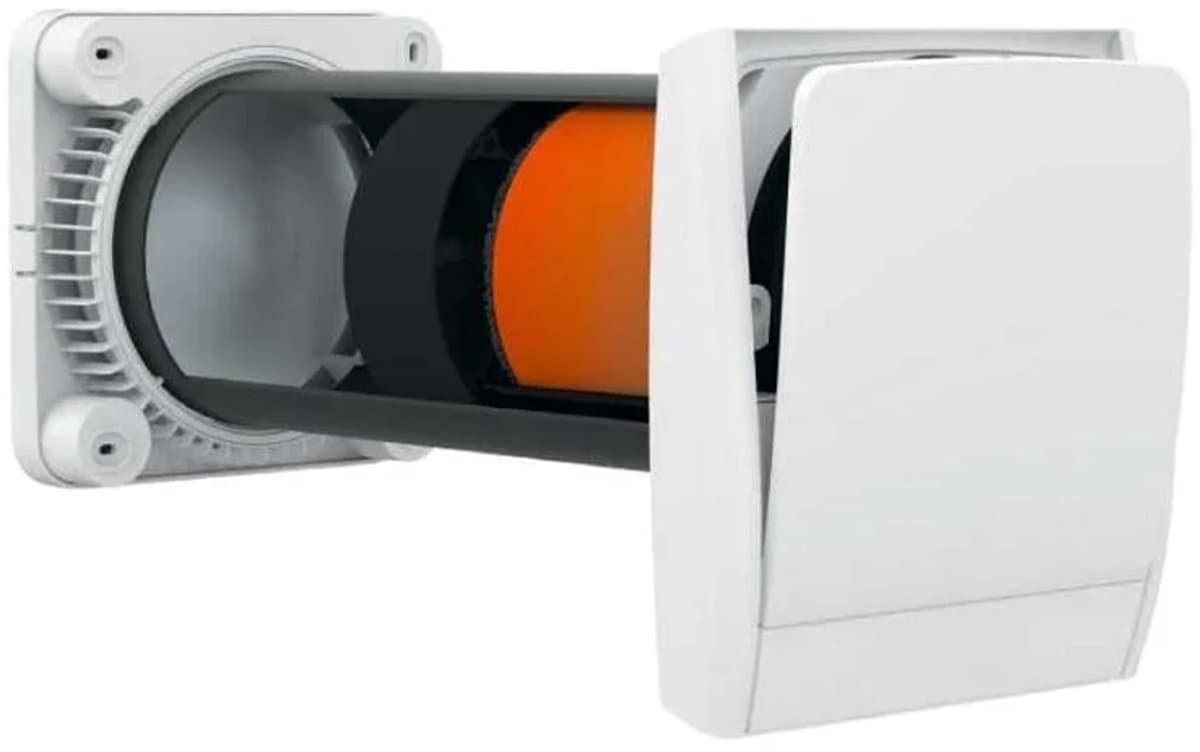Airflow 160A – decentrale ventilatie met warmteterugwinning – Ø160 mm – 60 m³/u – voor kamers en aparte ruimtes — afbeelding 1