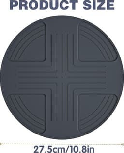 Air Fryer Mat - Glass Coaster - Non-Slip Werkblad Accessoires - Keukenhulpmiddelen - Veilig en Duurzaam — thumbnail 7