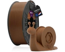 PLA 3D Printer Filament 1.75mm Acacia Bruin - 1kg Spoel - Milieuvriendelijk Materiaal