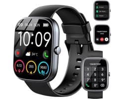 HD Smartwatch met Telefoonfunctie voor Heren en Dames, Fitness Tracker met 113 Sportmodi en IP68