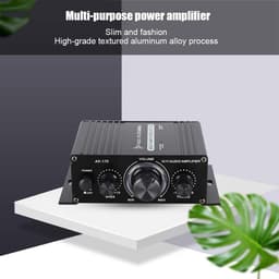 Mini Hifi Stereo Eindversterker Klasse D - 2 x 20W voor Thuis Audio Systeem — thumbnail 4