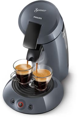 Philips Senseo koffiepadmachine – Crema Plus – 1 of 2 koffie tegelijk - Blauw - Inclusief 2 Senseo glazen - HD7806/52 — thumbnail 2