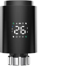 Moes - Zigbee 3.0 - Slimme radiatorknop - Thermostaatknop 1 stuks - Zwart - Werkt alleen met ZigBee router — thumbnail 2