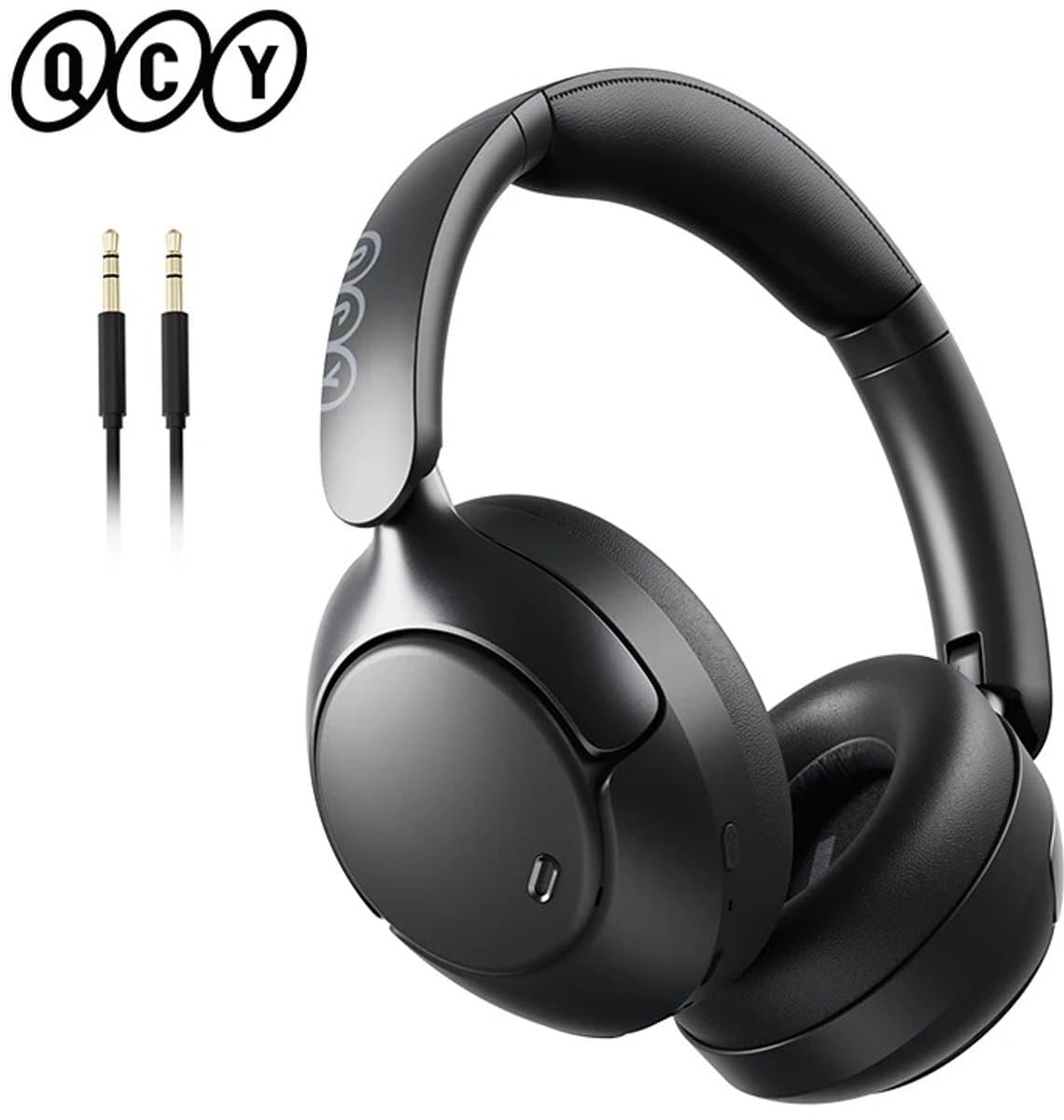 Aafinity Hoofdtelefoon - Hoofdtelefoon draadloos - Hoofdtelefoon noise canceling - Zwart - Draadloos - Bluetooth - 102DB — afbeelding 1