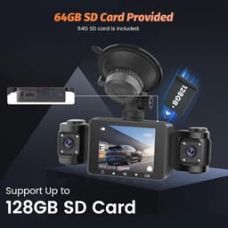 Dashcam 1080P Auto Camera met 2.4'' IPS Scherm en 170° Groothoek — thumbnail 3