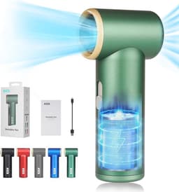 Draagbare Mini-Handventilator met Oplaadbare USB - 15 Uur Gebruiksduur en Traploze Snelheidsregeling - Perfect voor Reizen, Kantoor of Thuis - Groen — thumbnail 2