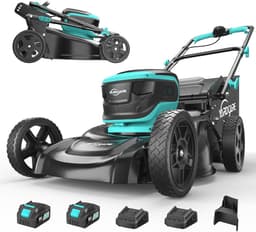 Accu grasmaaier tot 675 m² met 41 cm snijbreedte, 36V, borstelloos, 7-traps hoogteverstelling, inclusief mulchwig en 45L opvangzak — thumbnail 1