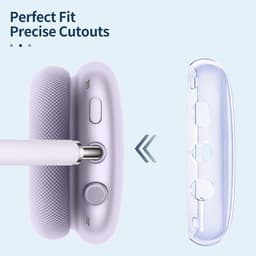 Transparante Beschermende Hoes voor AirPods Max – Zacht TPU, Waterdicht en Krasbestendig — thumbnail 4