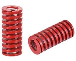 3D-printer Vormveren - 2 Stuks, 20 mm OD, 45 mm Lang, Middelgrote Compressievormveren voor 3D-Printer Onderdeel - Rood