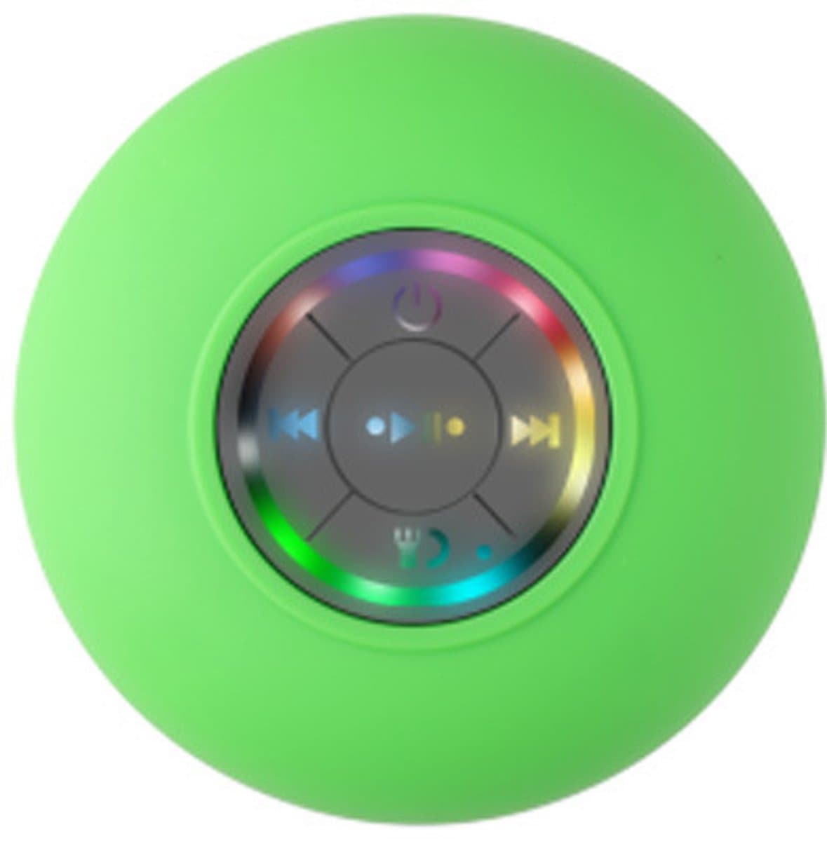 Grote zuignap waterdichte Bluetooth-luidspreker met LED-licht, waterdichte badkamer Bluetooth-luidspreker, draagbare Bluetooth-luidspreker — afbeelding 1