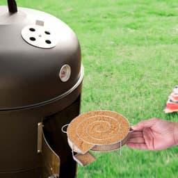 GELLDG Ronde rookoven - Rookoven - Vleesrookbox - Geschikt voor kogelgrills - Roestvrij staal — thumbnail 3