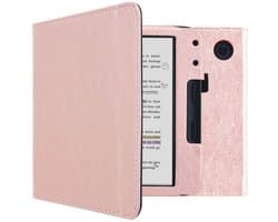 Ereader Hoes - Geschikt voor Kobo Libra Colour - Rosé goud