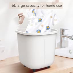 Portable Washing Machine, USB Powered Mini Washing Machine, Portable Single Bin for Underwear, Portable Washing Machine Portable Bucket Washing Machine for Camping, Travel, Apartment, Sleep — thumbnail 2