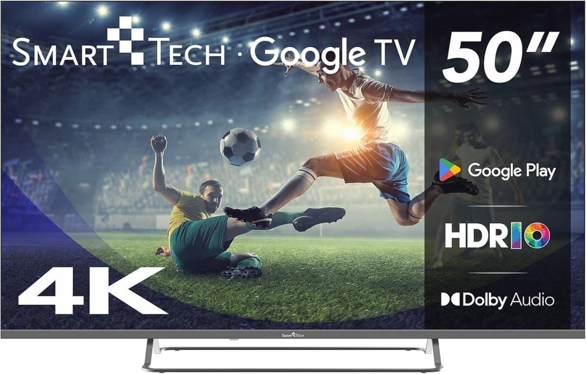 4K UHD TV 50 inch met Google TV en Dolby Audio — afbeelding 1