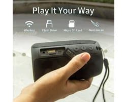 Draagbare Mini Bluetooth Speaker met Microfoon en AUX - Waterdicht