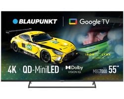 Blaupunkt 55MBG7000S – 55 inch 4K UHD QD Mini-LED TV – 144Hz - Google TV – HDR10 – Dolby Audio