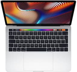 MacBook Pro Touch Bar 13" 2019 i7 2,8 Ghz 8 GB 256 GB SSD Zilver — thumbnail 1