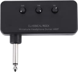 Draagbare Mini Hoofdtelefoonversterker voor Elektrische Gitaar en Basgitaar - Inclusief MP3/Telefoon Input — thumbnail 4