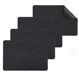 4 vellen viltmatten voor airfryers, draagbare matten, hittebestendige matten voor koffiezetapparaten, wasbaar, antislip, warmte-isolerende matten, op maat te snijden, 44*30 cm — thumbnail 1