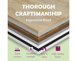 TV kasten met LED verlichting - Hoogglans wit, 80x35x40cm