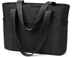Handtassen Dames Laptop Tote Waterdichte-Dameshandtas - Weekendtas - Totebag met laptopvak Schoudertas met 16 Inch Computervak voor Werk, School en Reizen