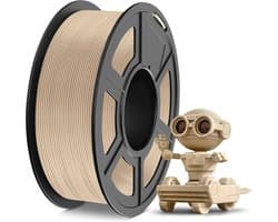 PLA Hout Filament 1,75 mm - 1 kg Esdoorn - Echte Houtlook en Hoge Precisie