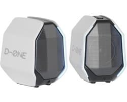 30W Gaming Luidsprekers met RGB Verlichting - Bluetooth en USB Connectiviteit voor PC, Laptop en Desktop