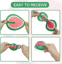 Opvouwbare Handventilator Set van 7 - Draagbare Fruitventilatoren voor Zomerfeesten en Bruiloften — thumbnail 3