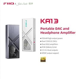 Draagbare DAC Dongle met USB-C Adapter, 3.5mm en 4.4mm Uitgangen voor Android/iOS/PC/Muziekspelers, PCM 384kHz/32bit | DSD256 550mW Hoge Vermogen (Zilver) — thumbnail 5