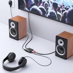 Qost Digitaal naar Analoog Audioconverter - 192 kHz Audio Adapter - DAC - Toslink - RCA R/L - Inclusief Optische Kabel en Voedingsadapter — thumbnail 5