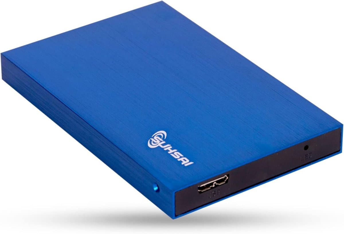 Draagbare Externe Harde Schijf 500GB USB 3.0 voor Back-up, Opslag - Compatibel met Laptop, PC, Mac, Gameconsole - Blauw — afbeelding 1