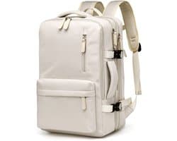 Rugzak - Laptop rugzak 16.5 inch - wit - polyester oxford composiet stof - 31×16×44cm formaat