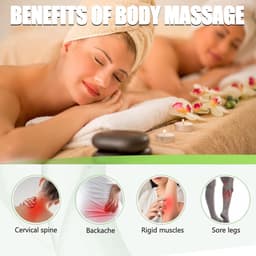 Massagebal - Massage - Massagestok - Vermoeidheid verlichten - Accessoires - Full Body Massager - Dijbeenmassager - Gebogen houten massagerollen - 12 rollen - Ontspanning — thumbnail 5