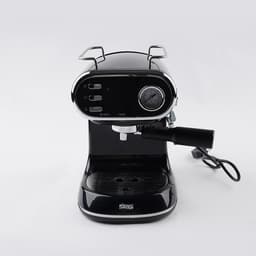 Dsp Espressomachine – 15 Bar Pompdruk – 850w – Espresso Cappuccino & Latte – 1l Afneembaar Waterreservoir – Stijlvol Retro Design — thumbnail 2