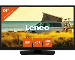 Lenco LED-2423BK - 24" LED Televisie met 12V Adapter - Zwart