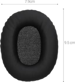 kwmobile 2x oorkussens geschikt voor Marshall Monitor - Earpads voor koptelefoon in zwart — thumbnail 5