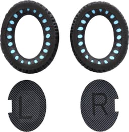kwmobile 2x oorkussens geschikt voor Bose Quietcomfort 35 35II 25 15 / QC35 QC35II QC25 QC15 - Earpads voor koptelefoon in zwart — thumbnail 4
