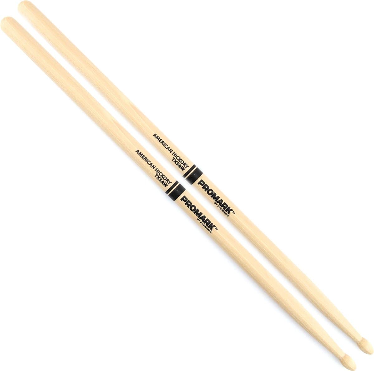 Promark TX5AW Drumstokken 5A Hickory houten tip — afbeelding 1