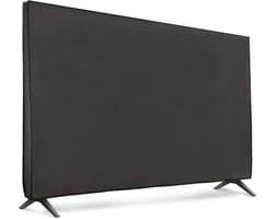 kwmobile tv hoes voor 75" TV cover - Beschermhoes voor televisie - Voor binnengebruik - Tegen vuil en stof - In donkergrijs