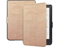 Hoes Geschikt voor Kobo Clara HD - E-reader Hoesje Bescherm Hoesje Case Sleep Cover - Hoes Geschikt voor Kobo Clara HD Hoesje - Rosé Goud