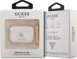 Guess TPU Glitter Case AirPods Pro Transparant — thumbnail 3
